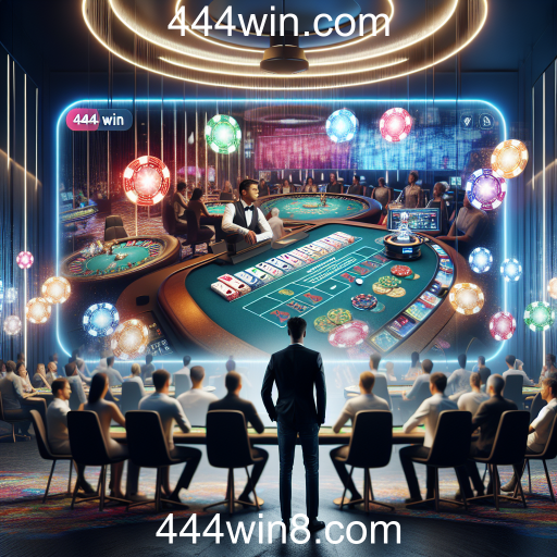 A Experiência de Cassino Ao Vivo no 444win.com
