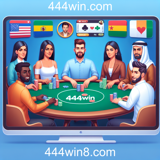 Descubra o Poker Online no 444win.com: A Emoção de Jogar em Qualquer Lugar